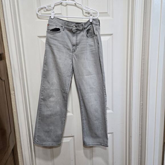 Hudson Jeans Women’s 27 Noa Gray High Rise Straight Ankle Denim - Picture 3 of 10